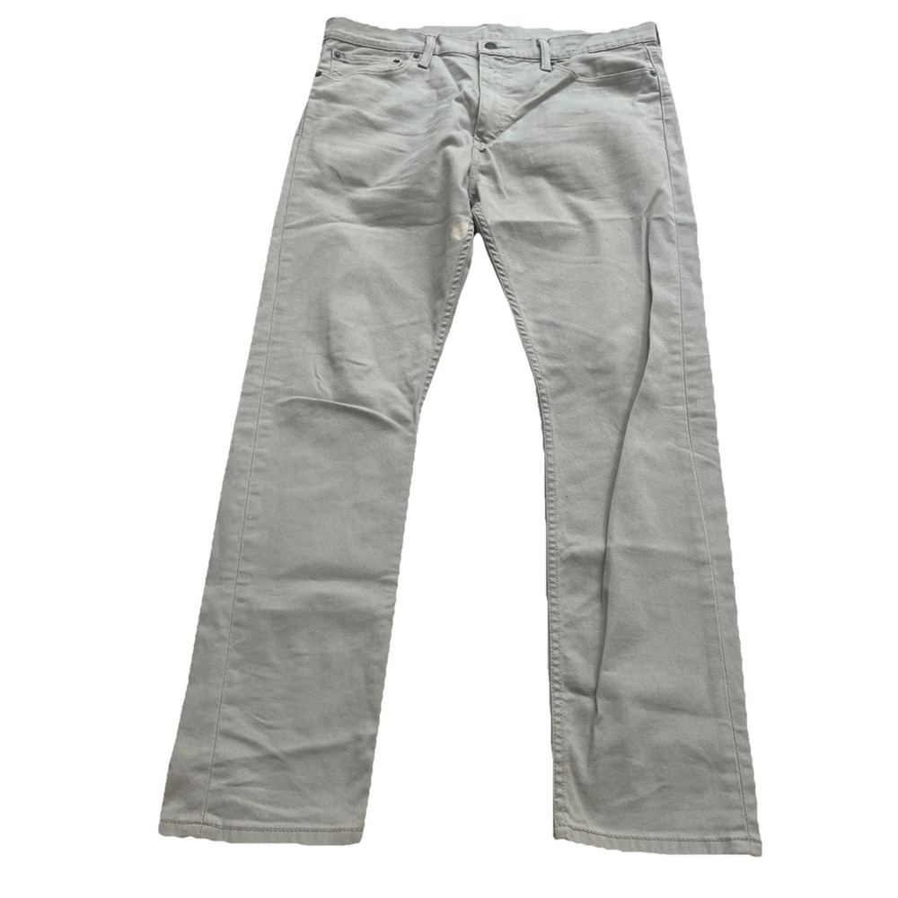 Levi's 510 Jeans Men's 36x32 Skinny Fit Khaki‎ Beige Denim Casual Pants